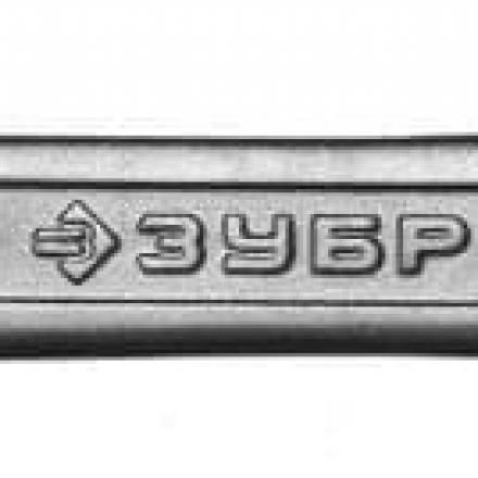 Ключ гаечный рожковый,хромированный, 8х10мм Cr-V сталь,   ЗУБР "МАСТЕР"