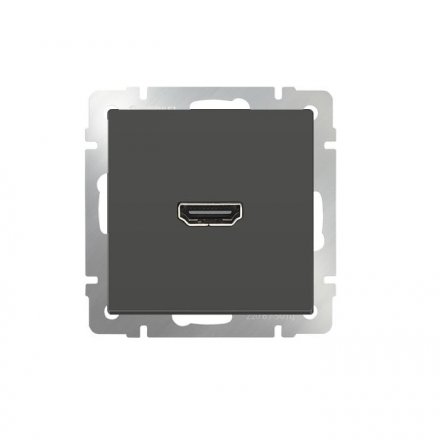 Розетка HDMI/ WL07-60-11 (серо-коричневый)