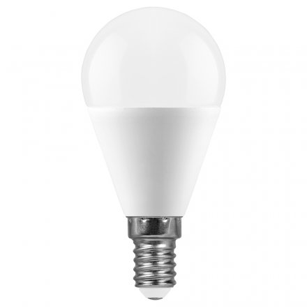 Лампа светодиодная, 15W 230V E14 6400K G45, SBG4515