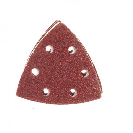 Треугольник шлифовальный универсальный на велкро основе, 6 отверстий, Р40, 93х93х93м ЗУБР