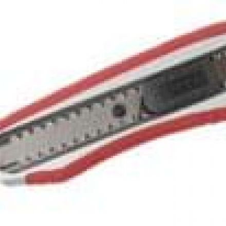 Нож с сегментированным лезвием 18 мм, метталический корпус, автоматич.фиксатор лезвия Зубр "Эксперт"