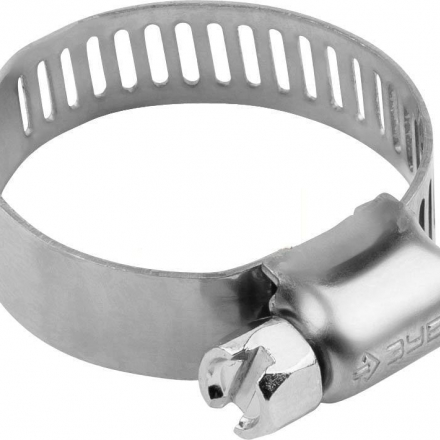 Хомуты оцинк. с просечной лентой 12мм, 105-127мм ЗУБР "ЭКСПЕРТ"