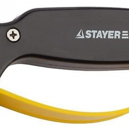 Точилка  универсальная для ножей, с защитой руки, рабочая часть из карбида STAYER "MASTER"