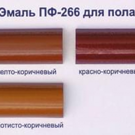 Эмаль ПФ-266 желто-коричневая (1кг) класс УНИВЕРСАЛ