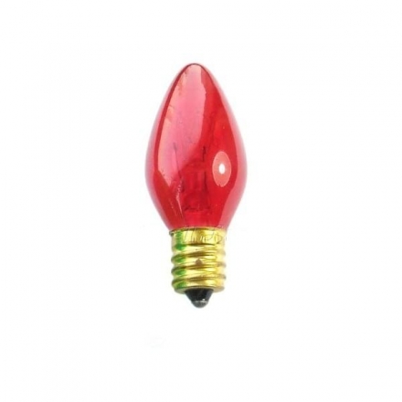 Лампа Е10 для ночников 10Вт красная d=12мм