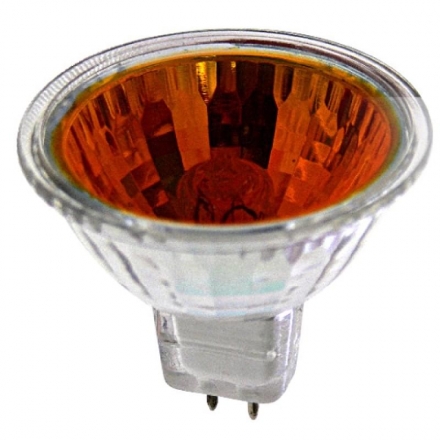 Галогенная лампа накаливания DR51 50 GU5.3 RED PG 50Вт, 12V, фацетированное стекло