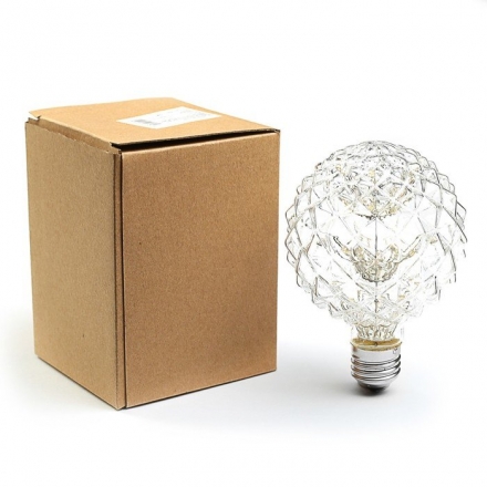 Лампа светодиодная декоративная "Шар граненый" G95, 135 х 95 мм, Е27, 3 Вт, 230 В