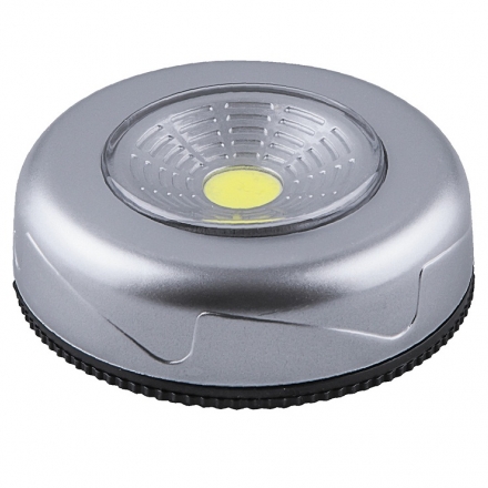 Светодиодный светильник-кнопка 1LED 2W серебро,  FN1204