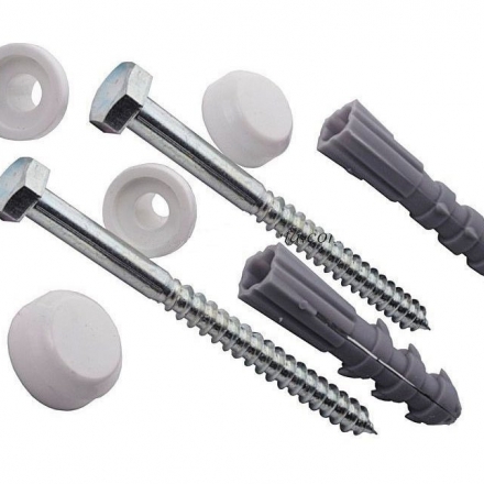 Крепление унитаза к полу в сборе с болтами и заглушками, L100мм