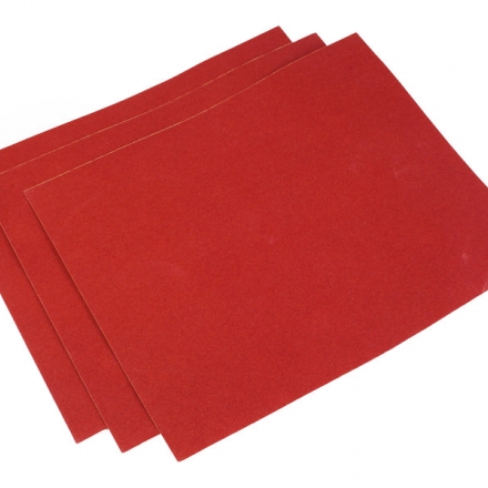 Шлифовальная шкурка на основе водостойкой крафт-бумаги, лист, Р800, 220х270мм, 10шт