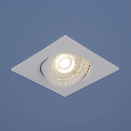 Встраиваемый потолочный светодиодный светильник 9915 LED 6W WH белый