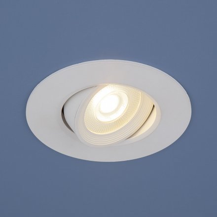 Встраиваемый потолочный светодиодный светильник 9914 LED 6W WH белый
