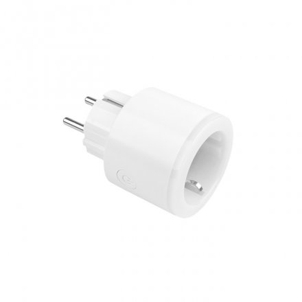 Умная розетка Zetton Smart Plug 16A, мониторинг потребления, RGB подсветка (белая)