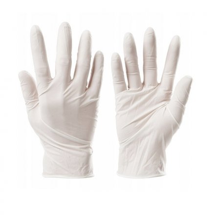 Перчатки нитриловые многофункц., неопудренные, белого цвета, М GWARD Detagrip Ultra LS Whit