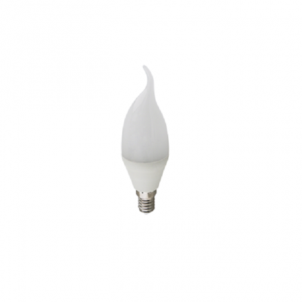 Лампа светодиодная Ecola candle LED Premium 10.0W 220V E14 4000K свеча на ветру (композит) 129*37