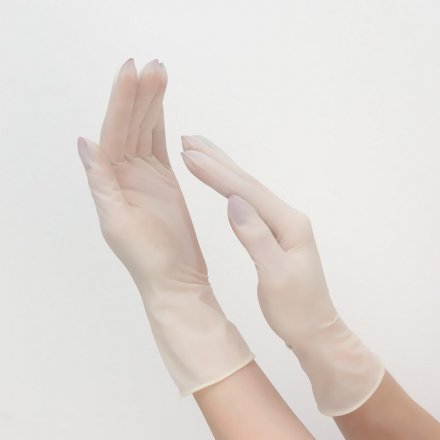 Набор перчаток (хозяйственные, латексные) размер M (10шт)