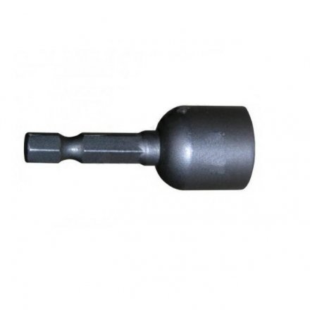 Биты ЗУБР "Мастер" с торцевой головкой, магнитные, Cr-V, тип хвостика Е 1/4", 6*45 мм