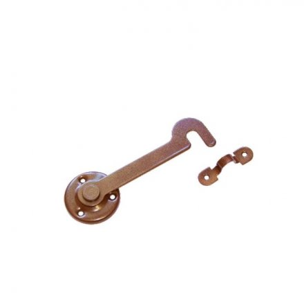 Крючок дверной 150мм коричневый металлик (50) D