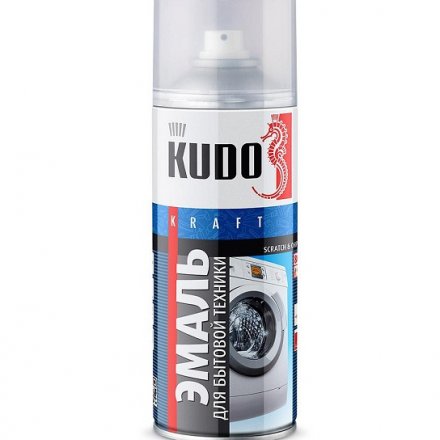 Эмаль аэрозольная для бытовой техники белая (0,52л)Kudo KU-1311
