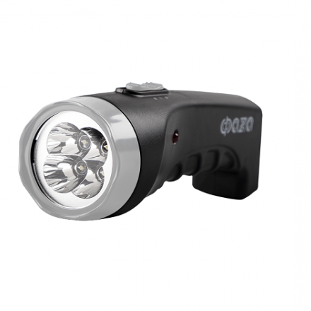 Фонарь Ручной LED AccuF2-L04 (черный) аккумуляторный ФАZA, .5000797