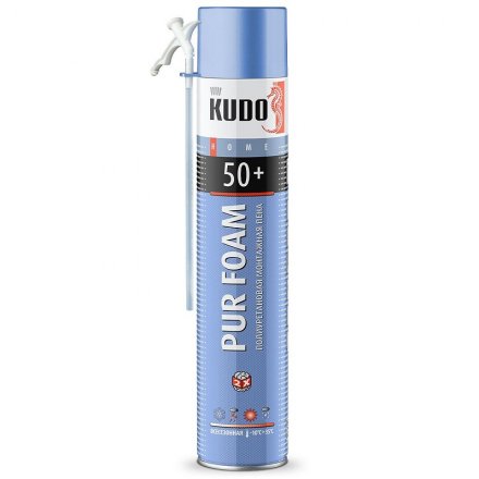 Монтажная пена бытовая Kudo Home 50+ всесезонная 50л 1000мл