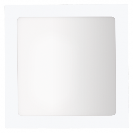 Светильник встраиваемый светодиодный, SuperSlim Quadro, 220х220х10мм 18Вт 1530Лм IP20, 28982 1, REV