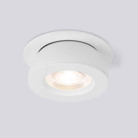 Встраиваемый точечный светодиодный светильник Pruno белый 8W 4200К (25080/LED) 25080/LED