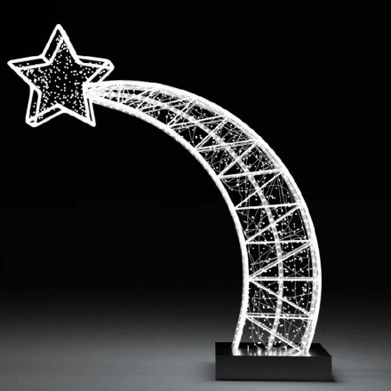 Декоративная световая фигура из металла "Падающая звезда" высота 300см IP67 (под заказ)