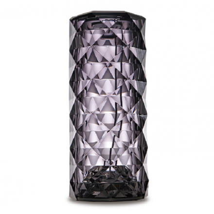 Настольный cветильник декоративный черный "Кристалл", акрил, 3Вт, CTL3-USB ФАZА