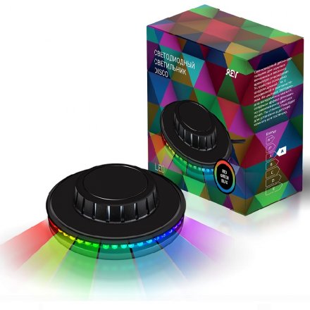 Cветодиодная лампа-проектор DISKO, RGB, 5Вт, 1м REV