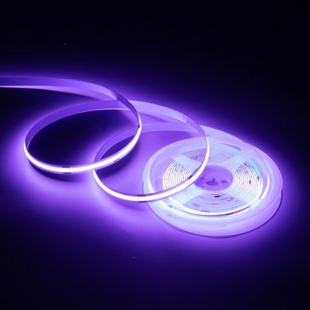 Светодиодная лента 24В, фиолетовая, 11Вт/м, COB, 352д/м, IP20, ширина подложки 10мм (цена за 1 метр)