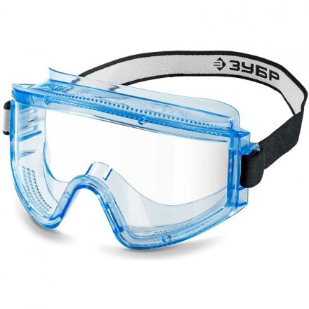 Защитные очки прямая вентиляция, увеличенный угол обзора, ЗУБР ПАНОРАМА Профессионал