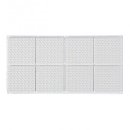 Накладка мебельная квадратная, размер 38 х 38 мм, 8 шт, полимерная, цвет белый TUNDRA 3609861