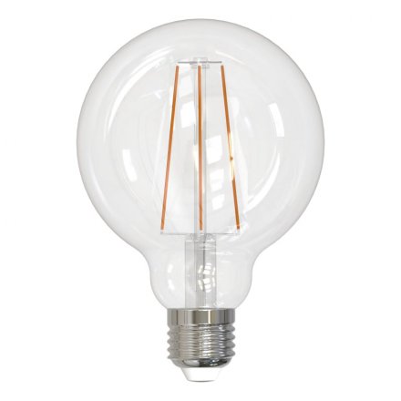 Лампа светодиодная.Форма «шар»,матовая.Теплый белый 3000К LED-G95-10W/3000K/E27/CL PLS02WH