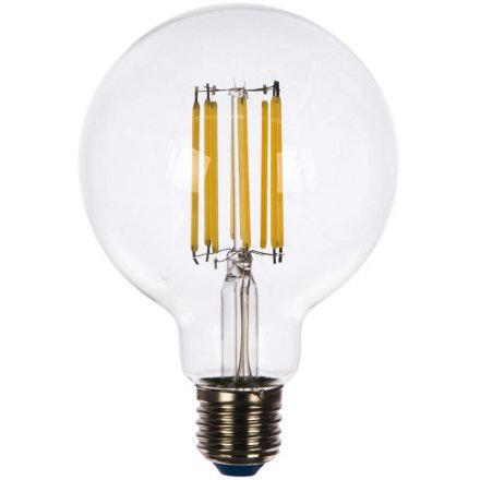 Лампа светодиодная.Форма «шар»,прозрач.Белый свет 4000К LED-G95-15W/4000K/E27/CL PLS02WH
