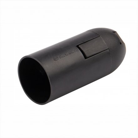 Патрон Е14 пластиковый термостойкий подвесной черный REXANT 11-8843-4