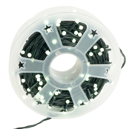 Гирлянда линейная на бобине, 230V 2200LED, 5000К, длина 50м, IP44, шнур 3м, CL98