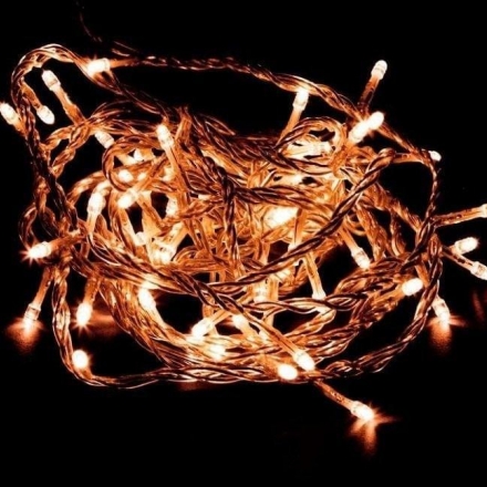 Гирлянда линейная 230V 600 LED, 60 метров, 2700К, IP44, шнур 3м, CL08