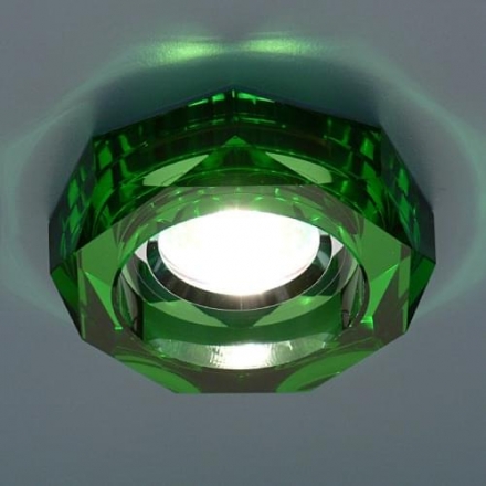 Точечный свет  9120 зеленый/серебрянный